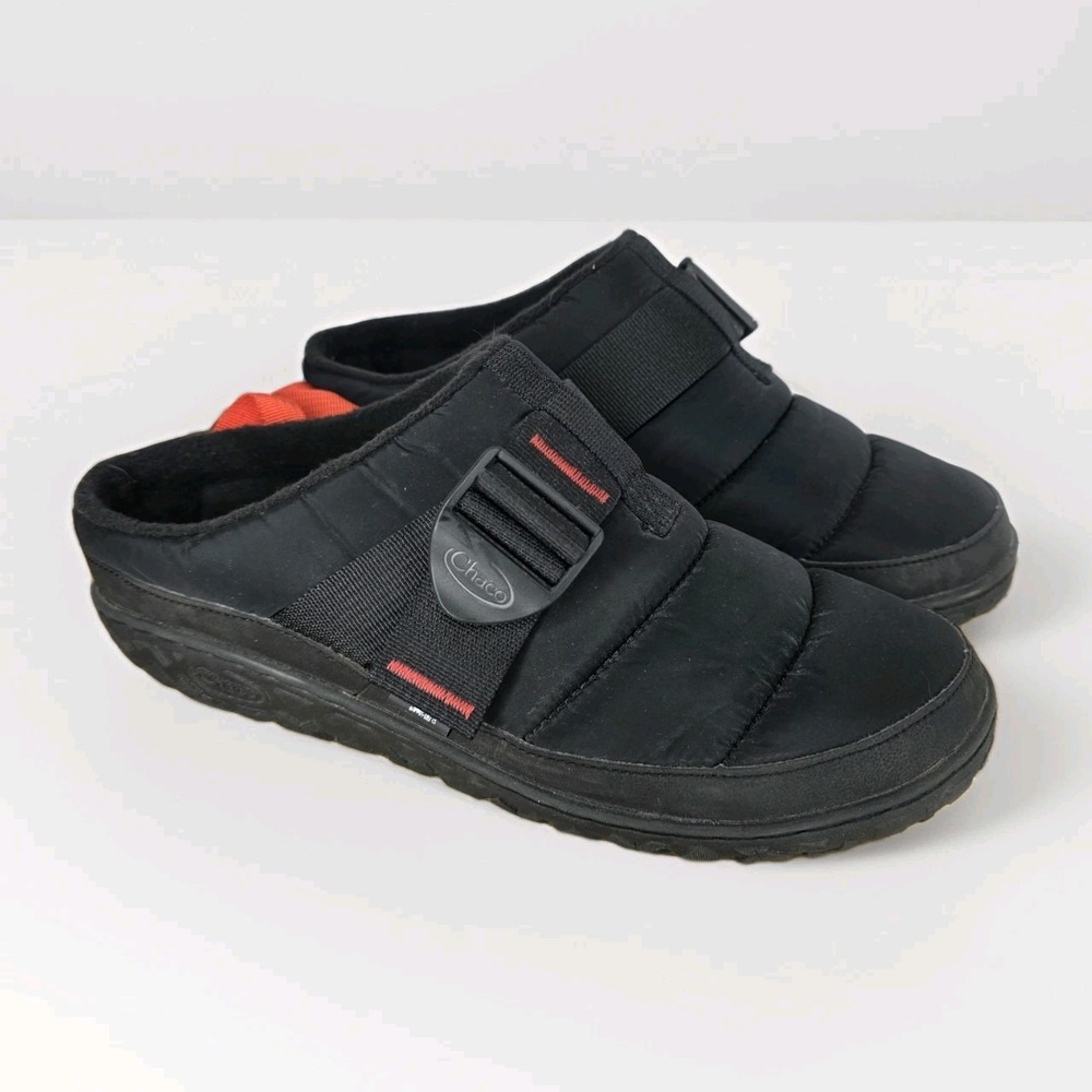 Chaco Ramble Puff Slip-On Comfort Insulated Quilted Boot Slipper Men Sz 9 Black